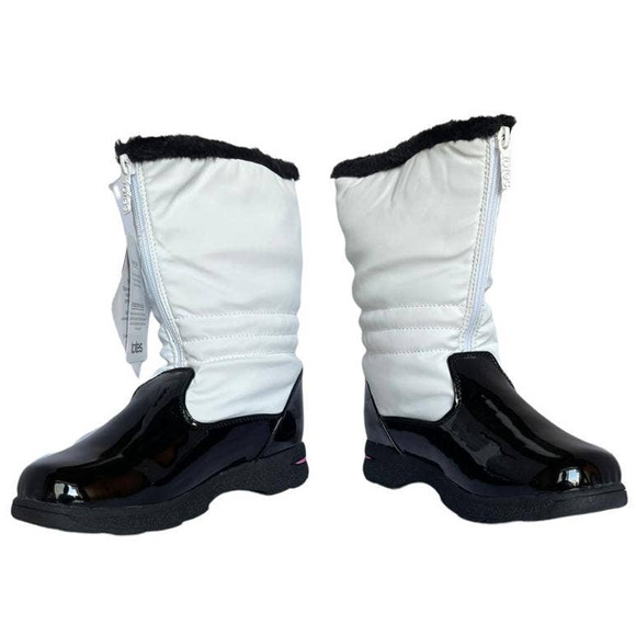 💎✨SALE✨💎 New in Box Totes Kids VANESSA White Boots - Picture 1 of 7